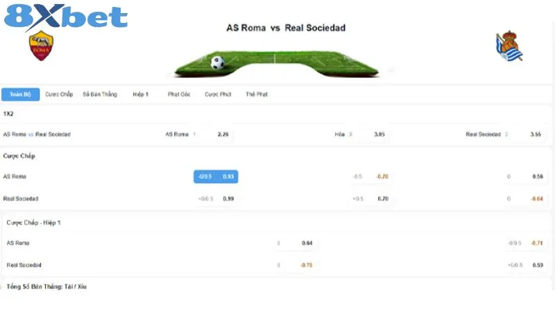 8xbet bóng đá là gì? Giải đáp những thông tin quan trọng dành cho người mới Lựa chọn giải đấu cá cược và khởi tạo vé cược